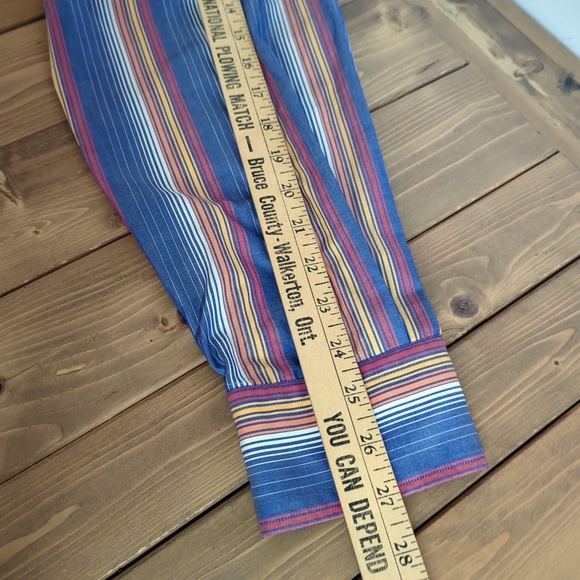 Paul  & Shark Yachting Men’s Striped Multi-colour Long Sleeve Shirt - Picture 7 of 9
